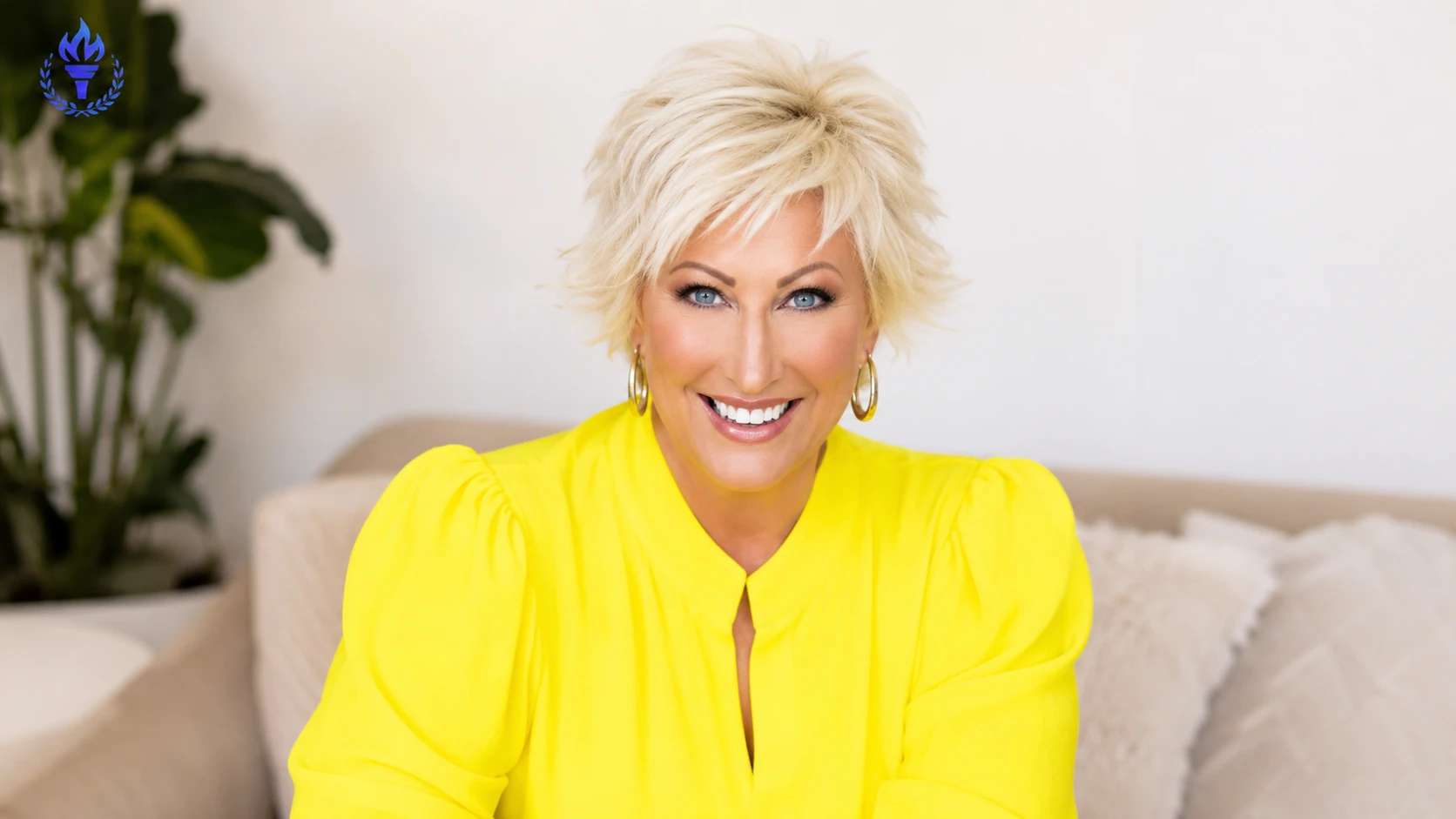 Kim Gravel showcasing Belle by Kim Gravel collection on QVC while discussing her growing net worth and business success
