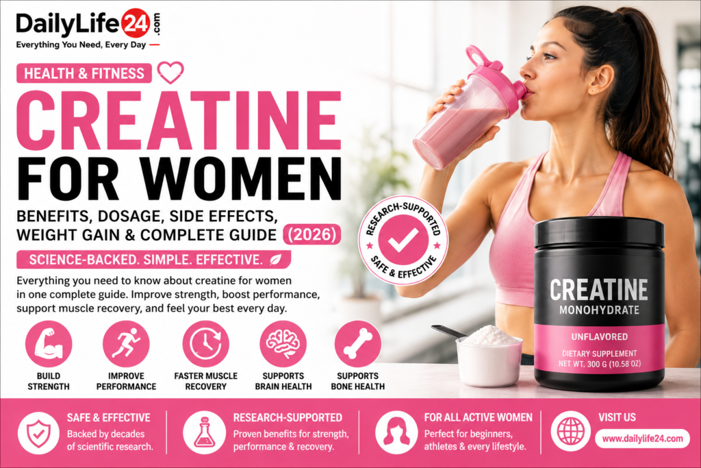 Creatine for women benefits, dosage, safety, and workout performance guide