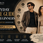 Everyday style guide for beginners showing a smart wardrobe planning system