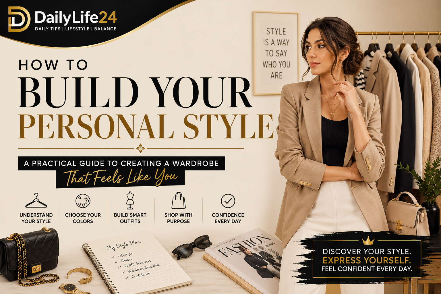 Build your personal style with a modern wardrobe planning guide for beginners