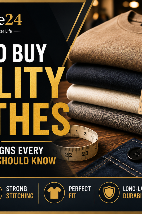 How to buy quality clothes by checking fabric, stitching, and garment construction