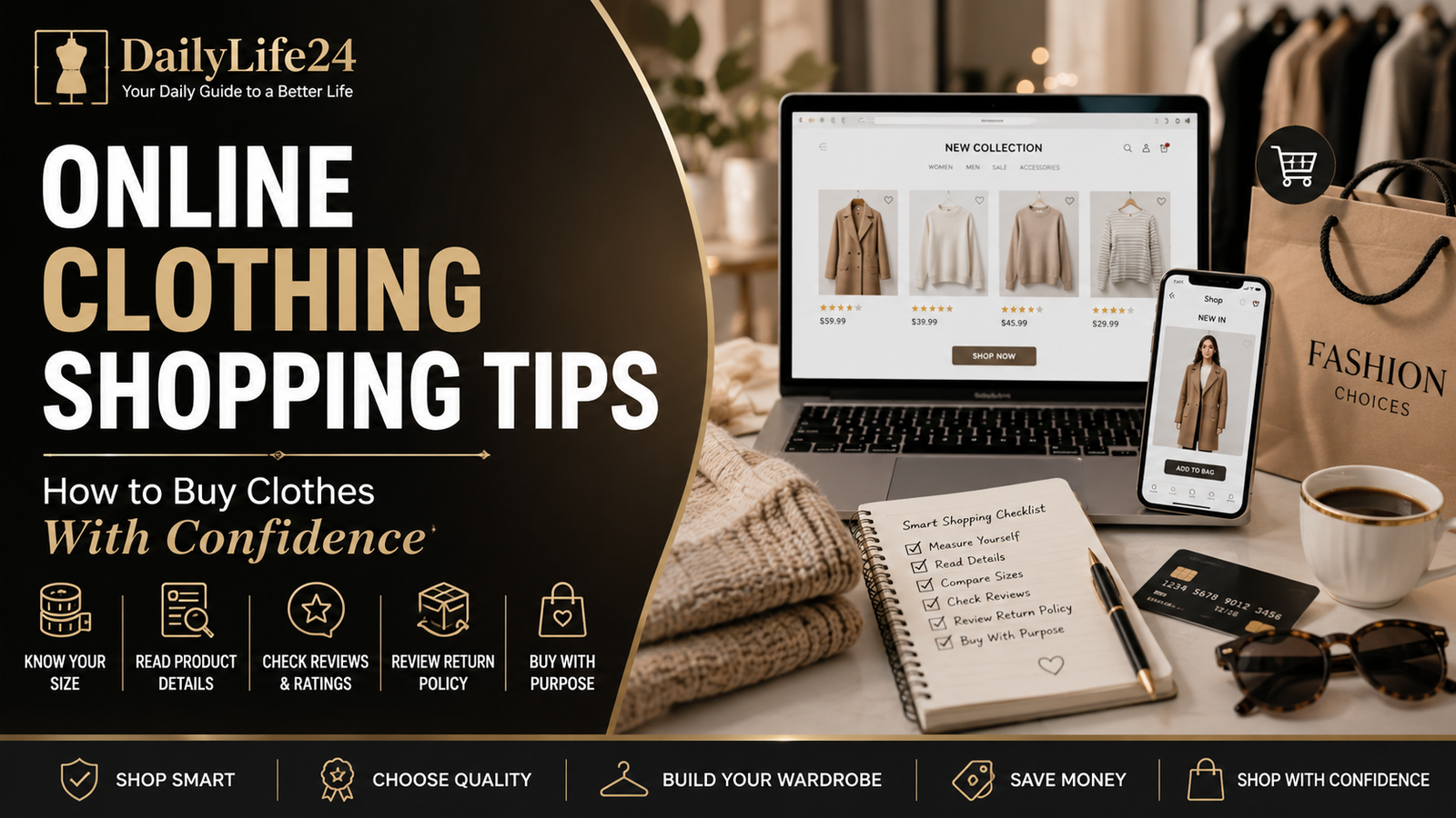 Online clothing shopping tips for smarter fashion purchases and confident buying