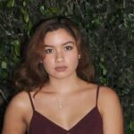 Sydney Agudong at a Hollywood premiere promoting Lilo & Stitch