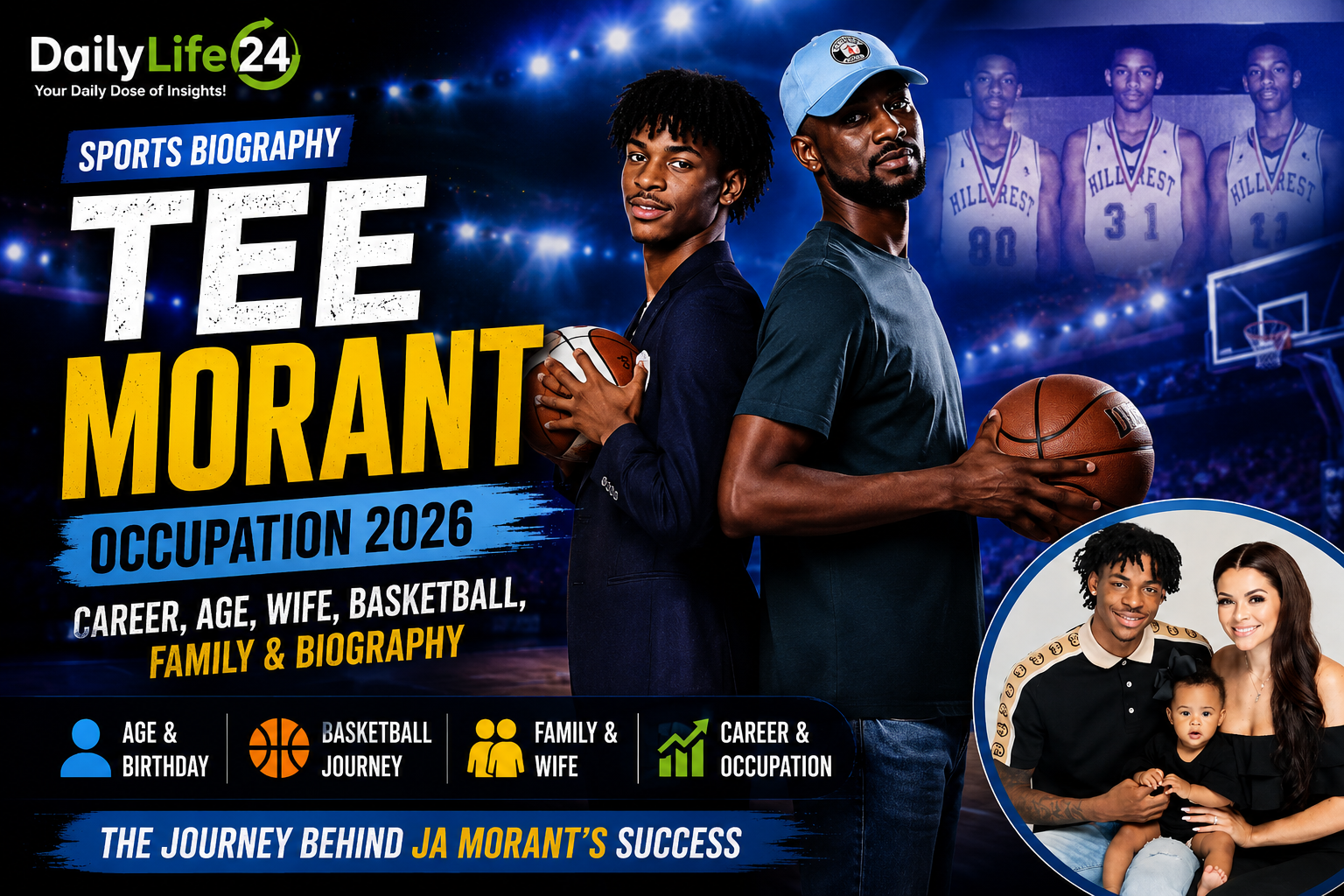 Tee Morant occupation 2026 with Ja Morant family basketball biography