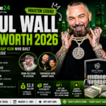 Paul Wall performing during a live concert