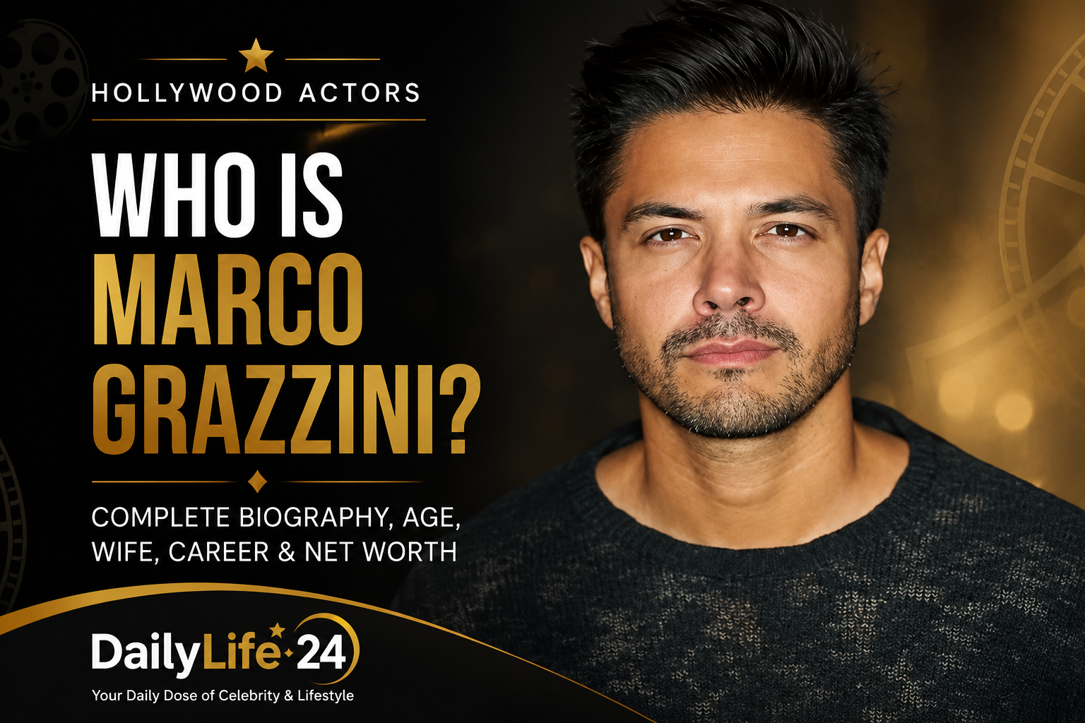 Who Is Marco Grazzini? Canadian actor known for Virgin River and Hallmark movies